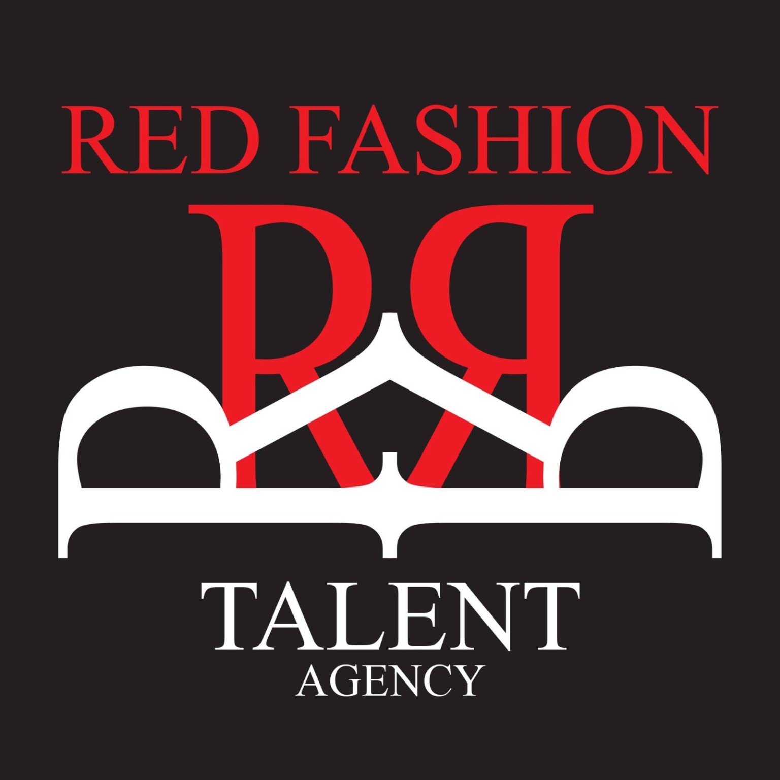 Red Fashion Talent Agency, il logo rosso e bianco